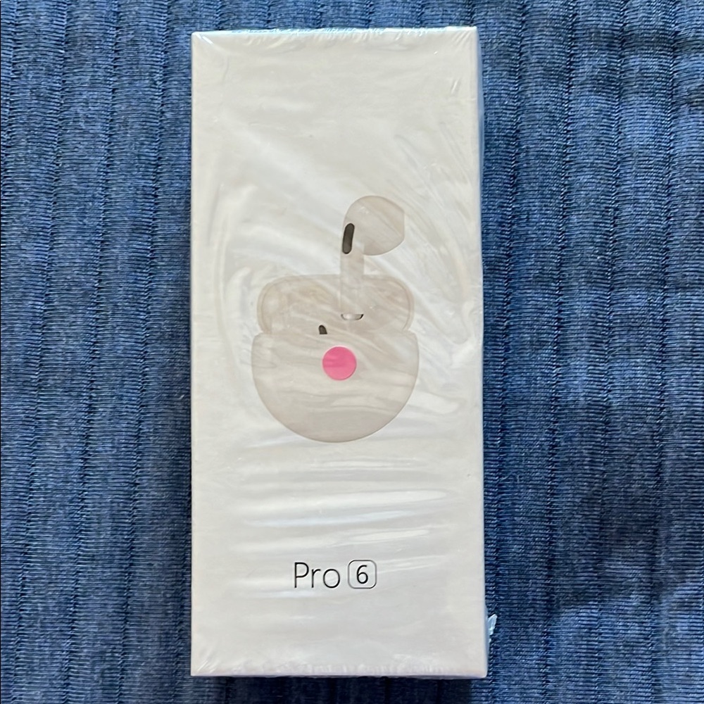 Pink Pro 6 Wireless Earbuds. NIB